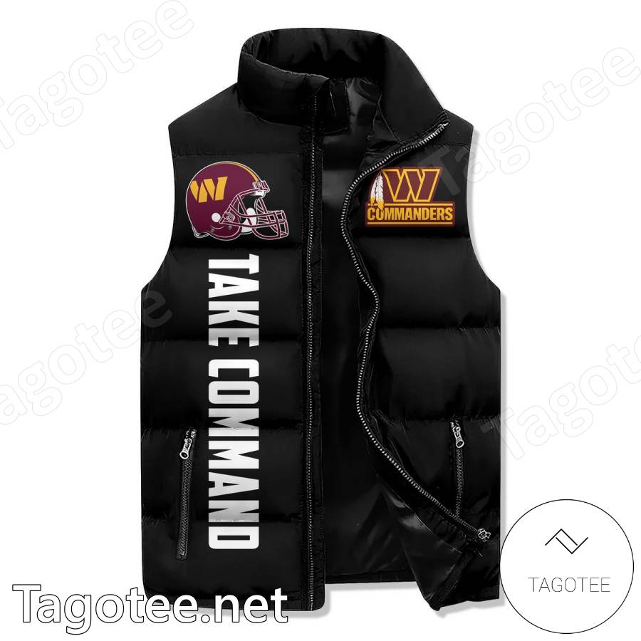 I Am A Commanders Fan Win Or Lose Puffer Vest a