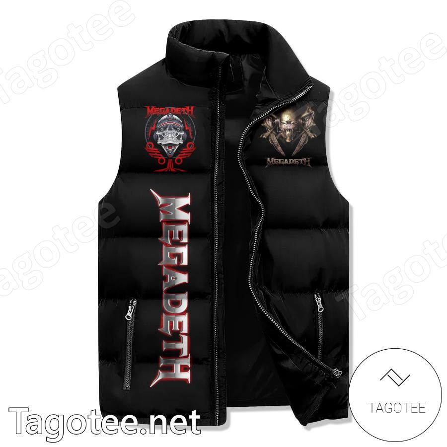 Megadeth I'm In My Darkest Hour Sleeveless Puffer Vest a