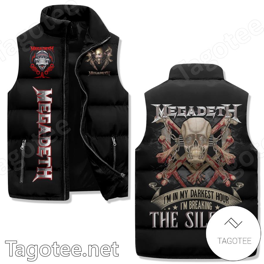 Megadeth I'm In My Darkest Hour Sleeveless Puffer Vest