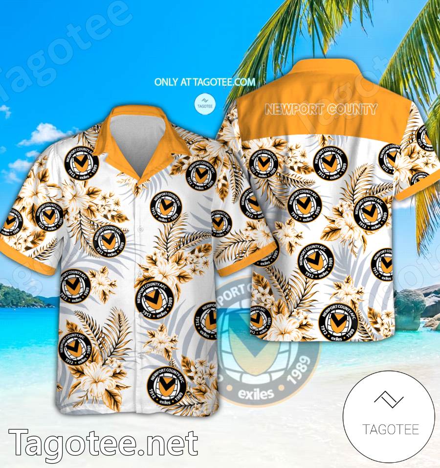 Newport County Danish Superliga Hawaiian Shirt - EmonShop