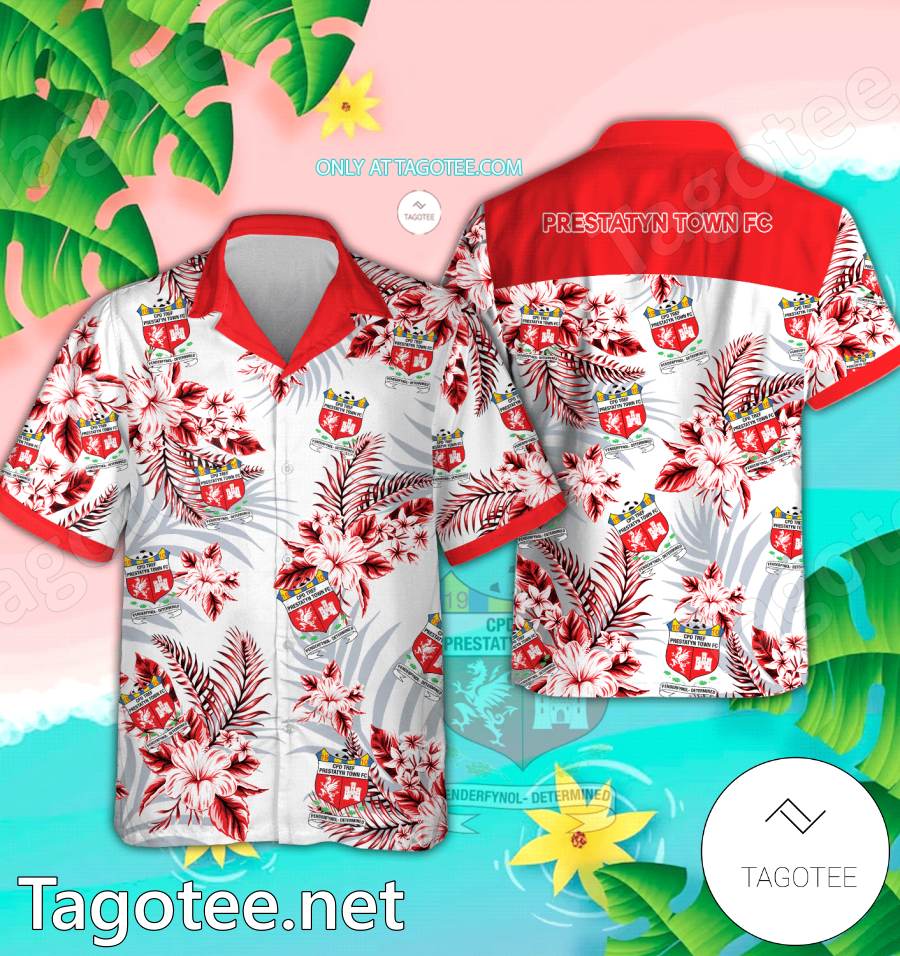 Prestatyn Town Danish Superliga Hawaiian Shirt - EmonShop