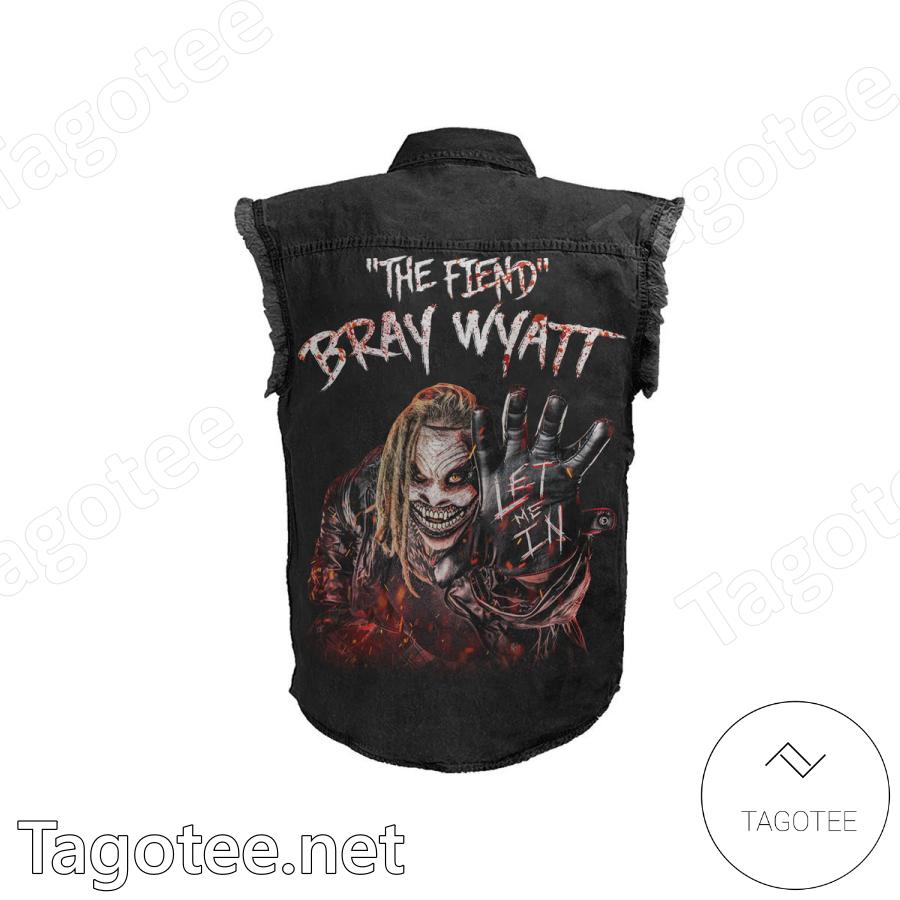 The Fiend Bray Wyatt Denim Vest Jacket a