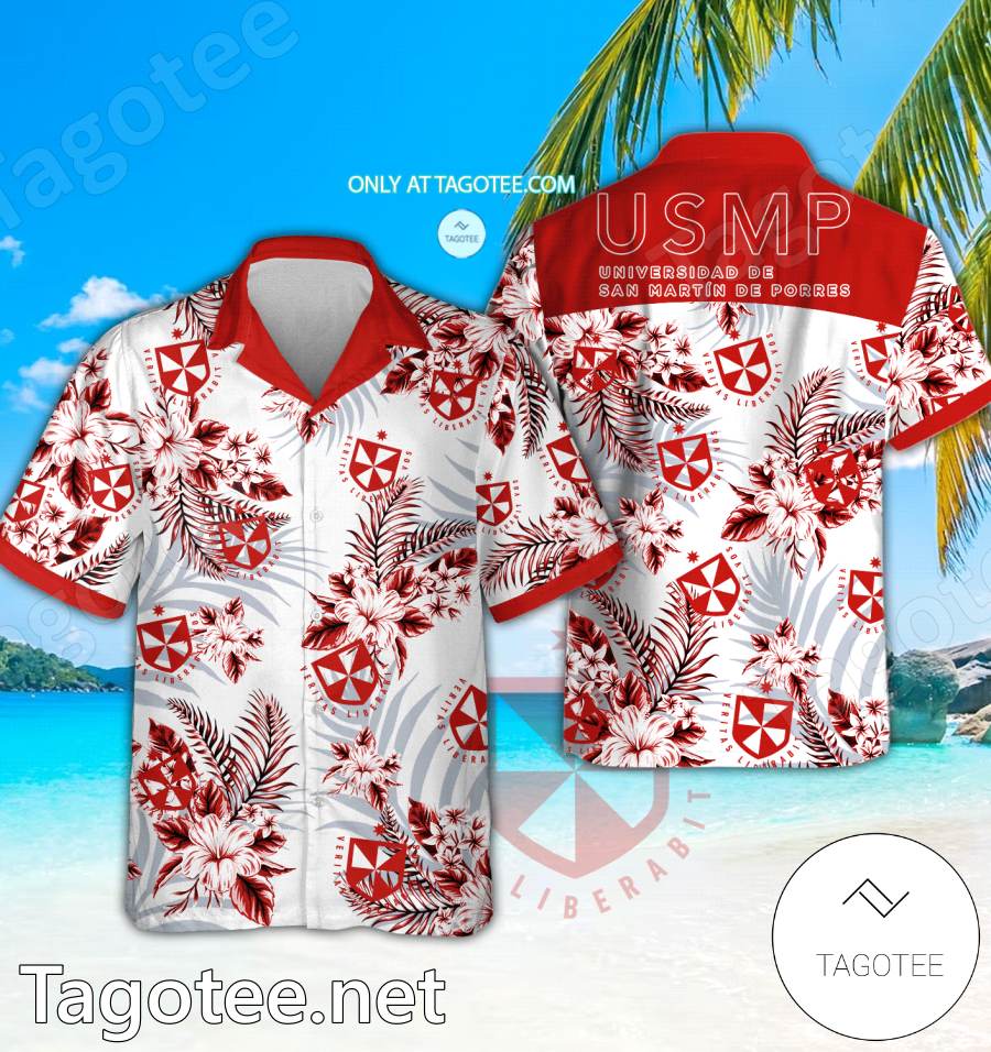 Universidad San Martin Porres Danish Superliga Hawaiian Shirt - EmonShop