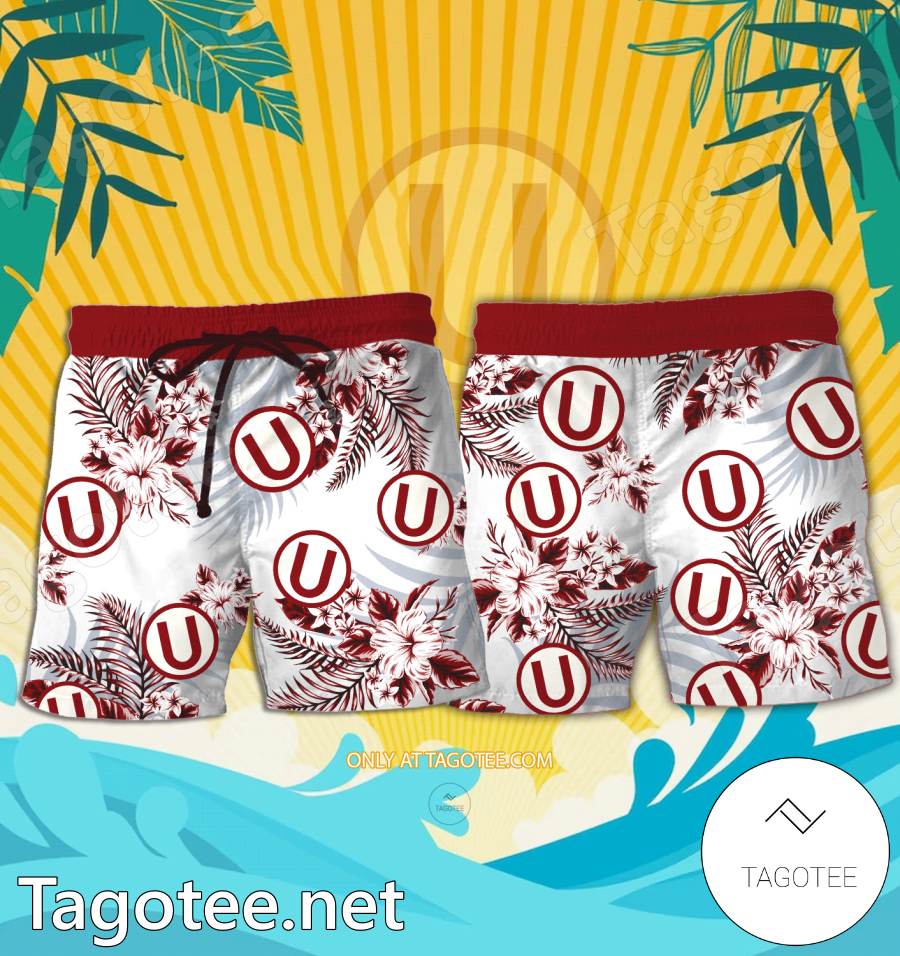 Universitario de Deportes Danish Superliga Hawaiian Shirt - EmonShop a