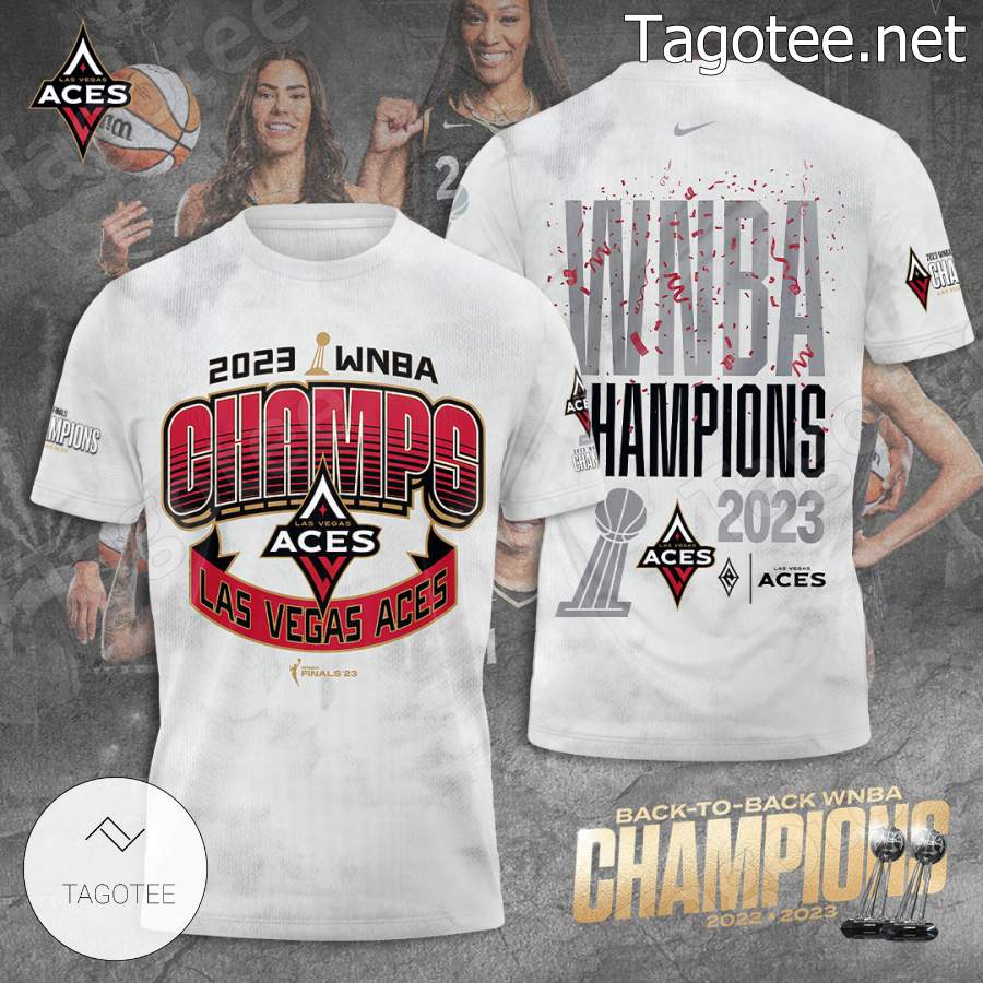 2023 Wnba Champs Las Vegas Aces Tee, Hooded Sweatshirt