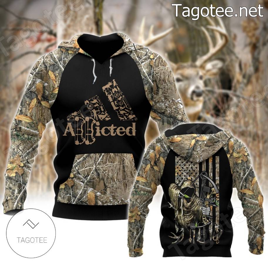 Addicted Archery Hunting Camo Hoodie