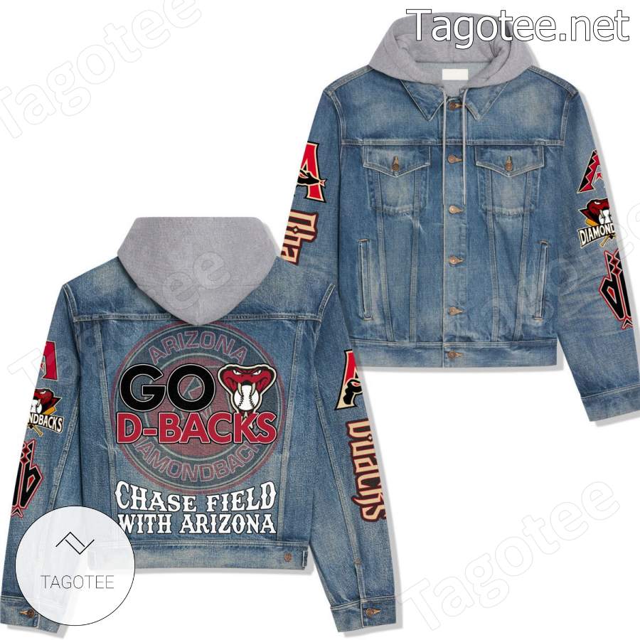 Arizona Diamondbacks Go D-backs Chase Field With Arizona Hooded Denim Jacket