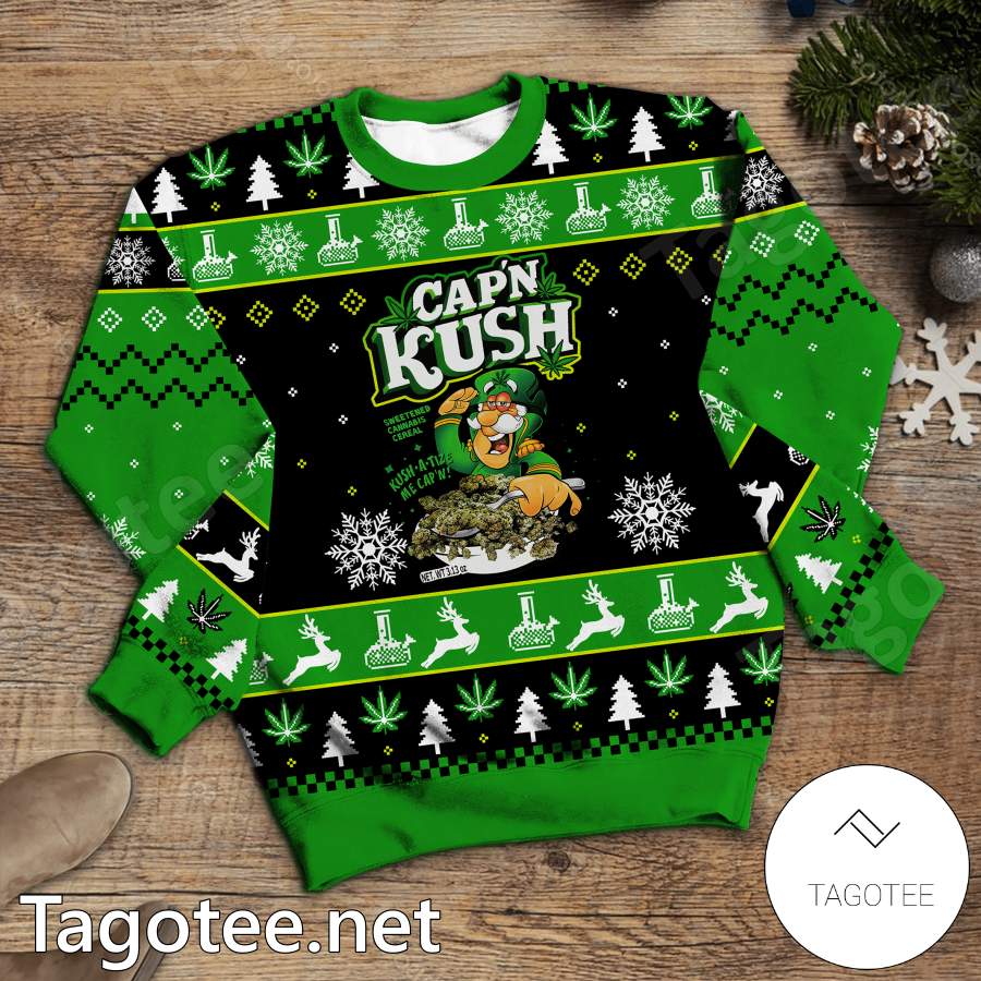 Cap'n Kush Ugly Christmas Pajamas Set a