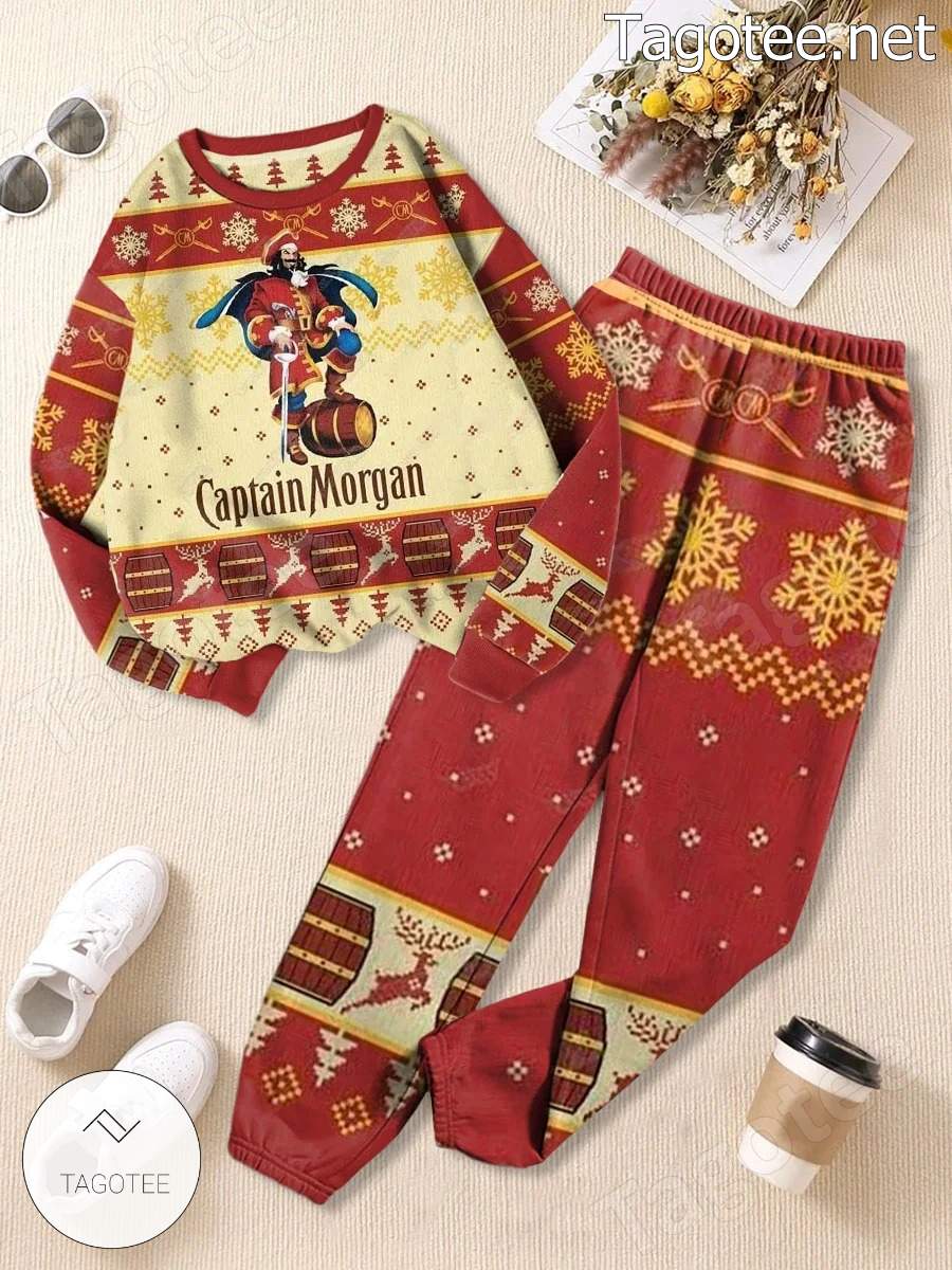 Captain Morgan Ugly Christmas Sweatshirt And Pant