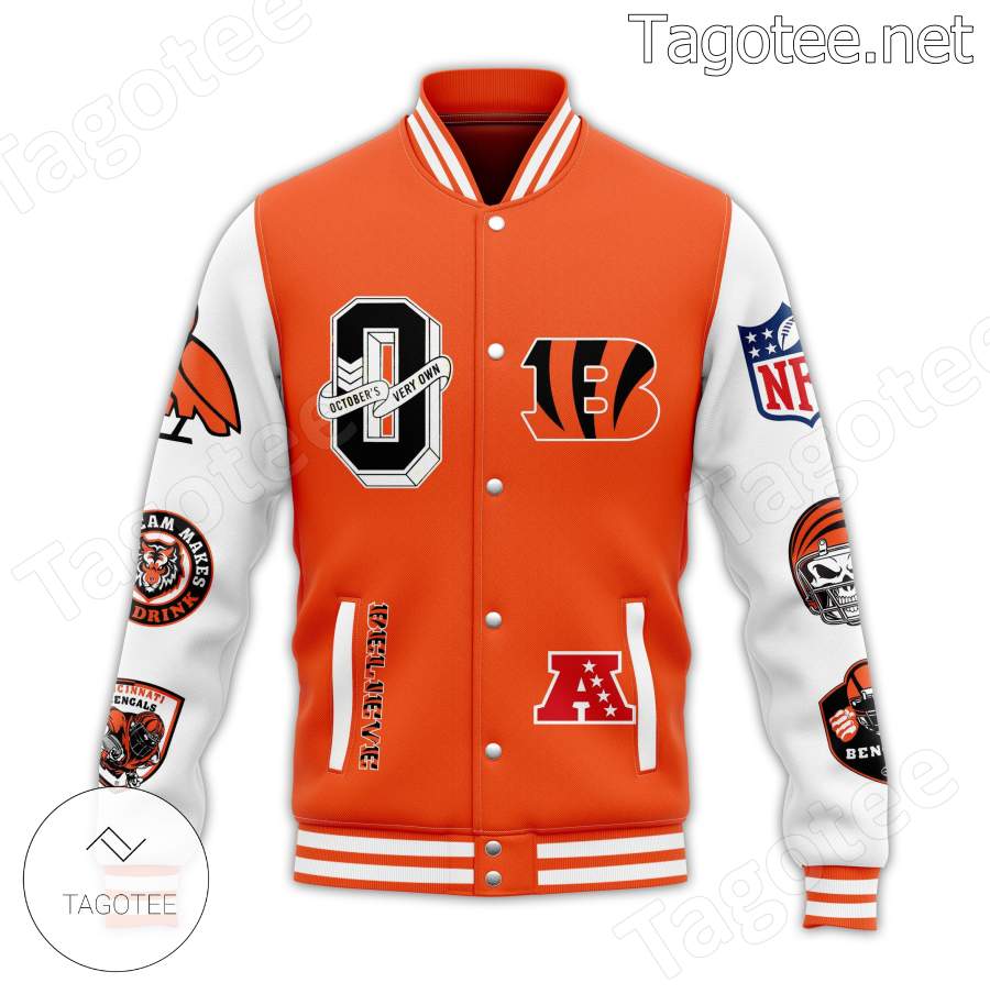 Cincinnati Bengals Mascot October's Very Own Baseball Jacket a