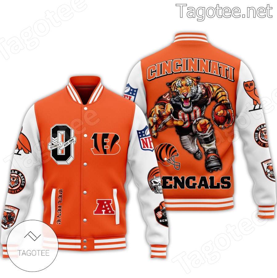 Cincinnati Bengals Mascot October's Very Own Baseball Jacket