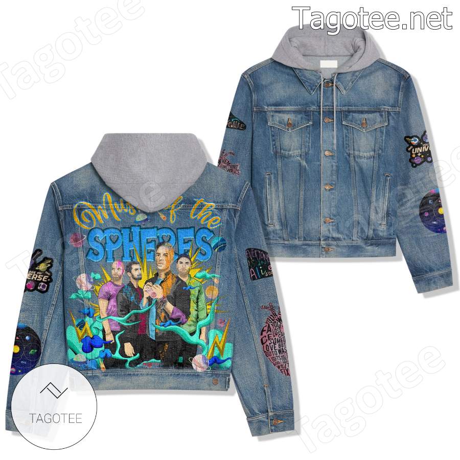 Coldplay Music Of The Spheres Jean Jacket Hoodie