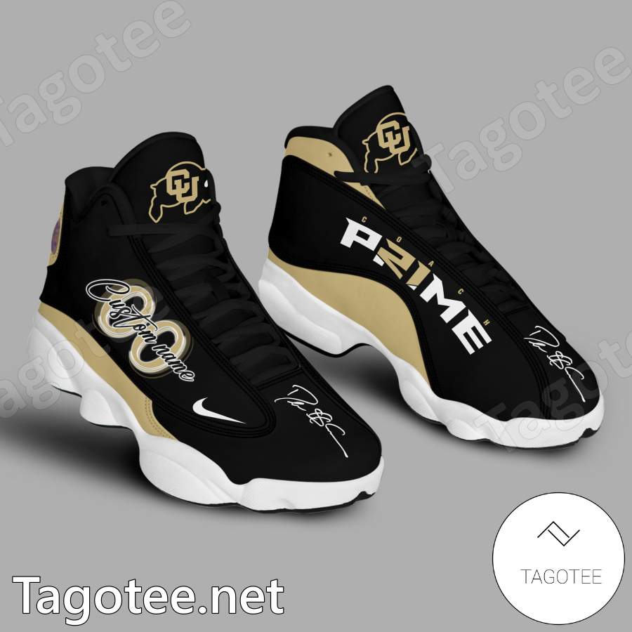 Colorado Football Coach Prime Personalized Air Jordan 13 Shoes a