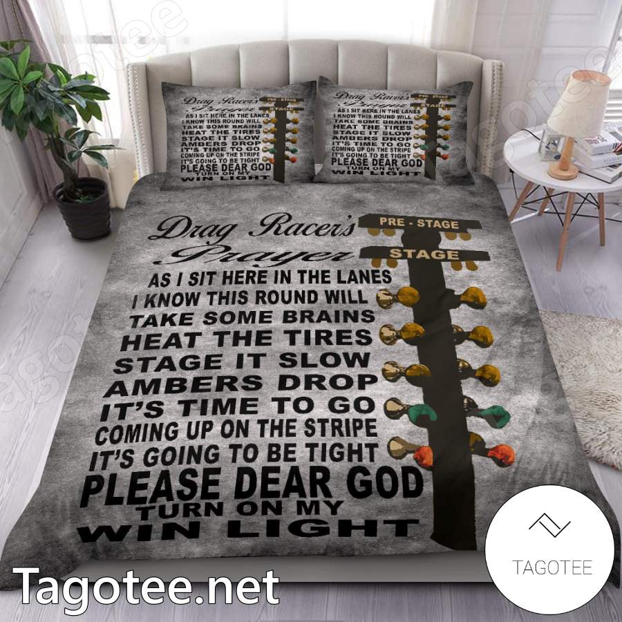 Drag Racer's Prayer Bedding Set