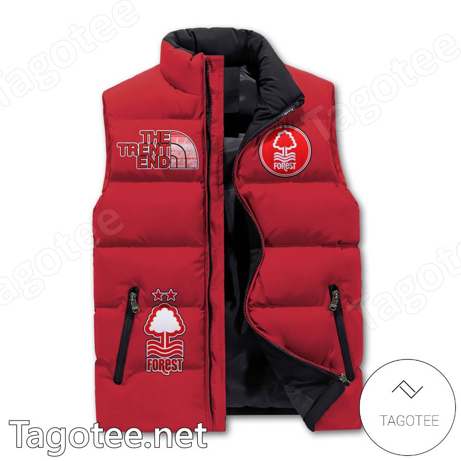 Eat Sleep Drink Nottingham Forest Puffer Vest a