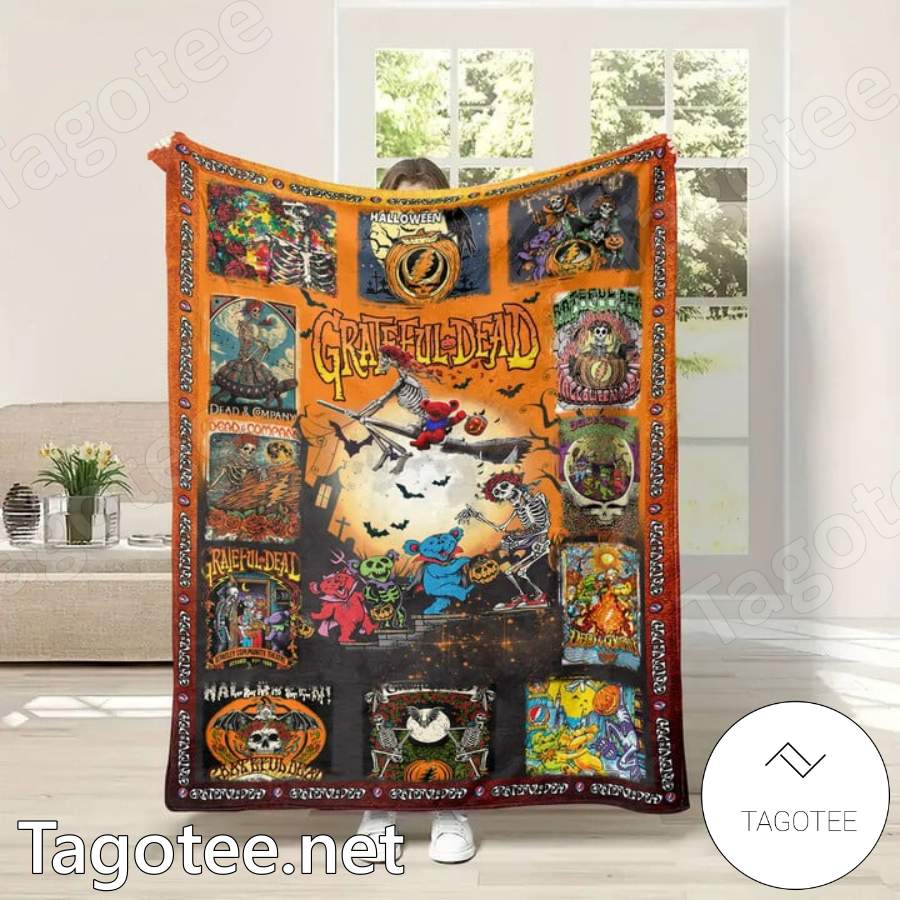 Grateful Dead Happy Halloween Blanket