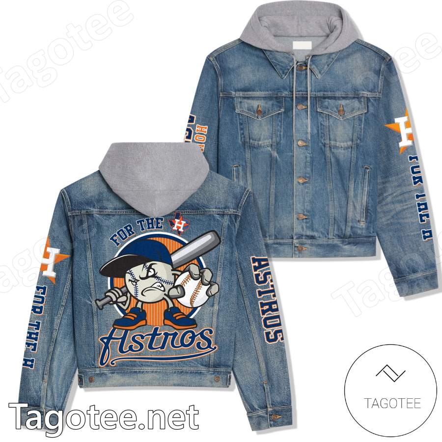 Houston Astros For The Astros Hooded Denim Jacket