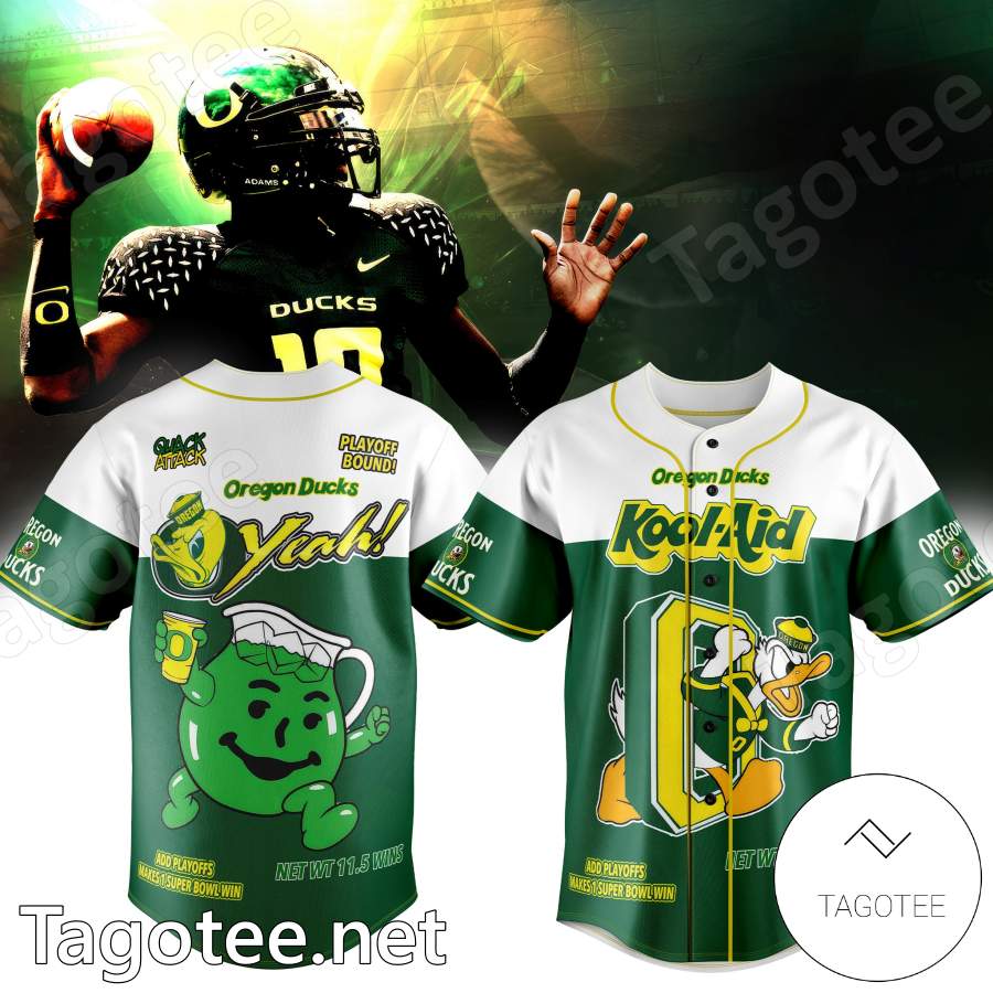 Oregon Ducks Kool-aid Baseball Jersey