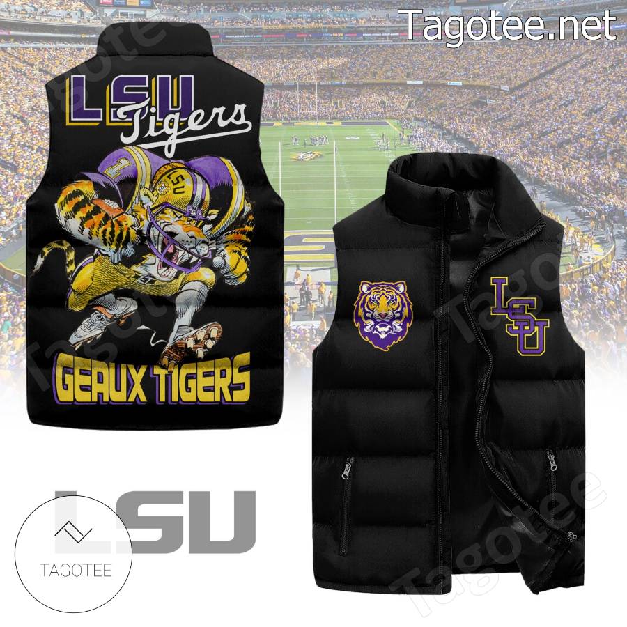 Lsu Tigers Geaux Tigers Puffer Vest