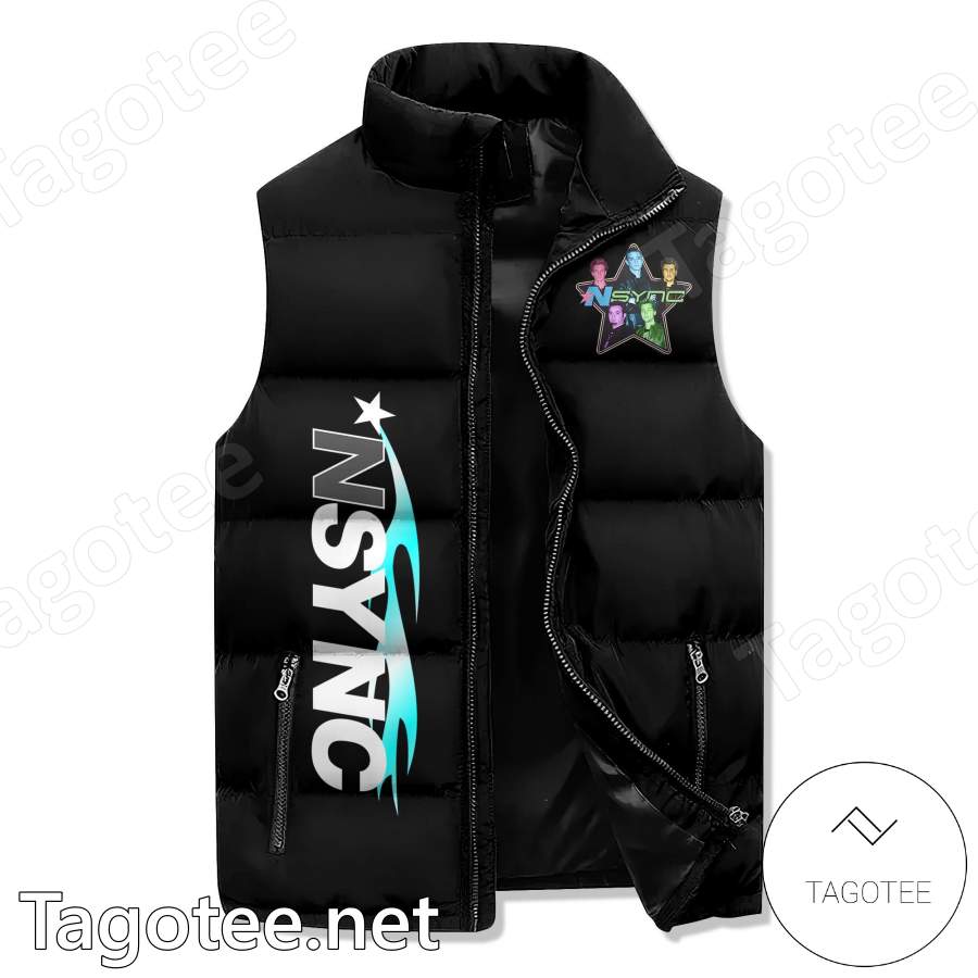 Nsync It Ain't No Lie Baby Bye Bye Bye Puffer Vest a