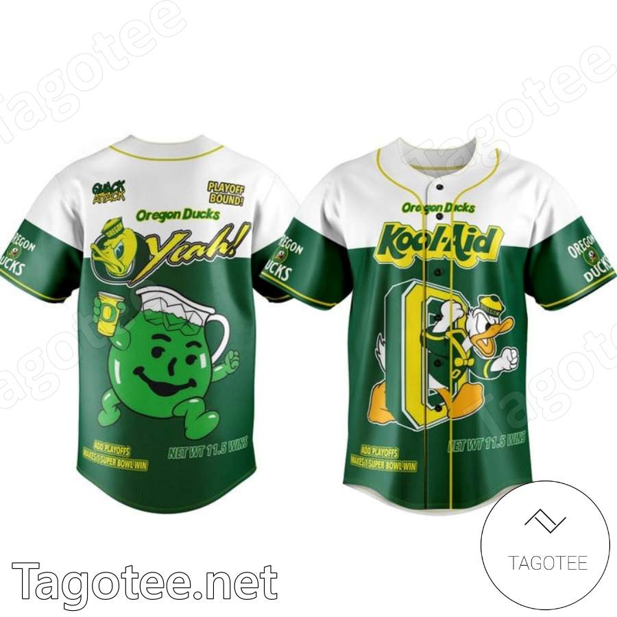 Oregon Ducks Kool-aid Baseball Jersey