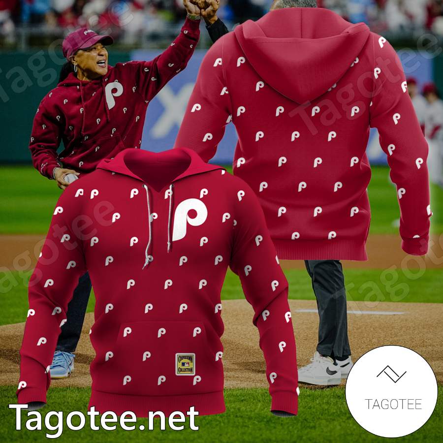 Philadelphia Phillies Logo Monogram Hoodie And Pant