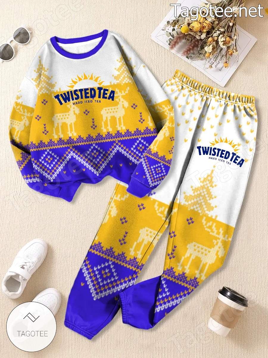 Twisted Tea Ugly Christmas Sweatshirt And Pant