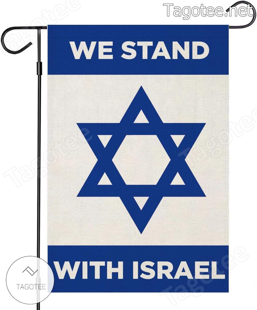 We Stand With Israel Flag