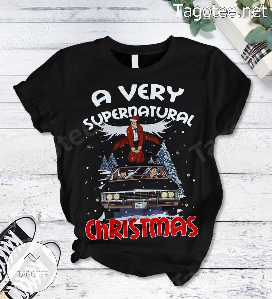 A Very Supernatural Christmas Pajamas Set a