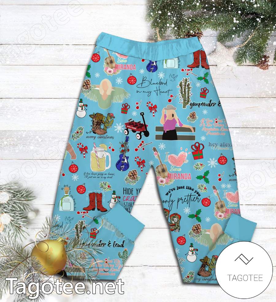 All I Want For Christmas Is Miranda Lambert Pajamas Set a