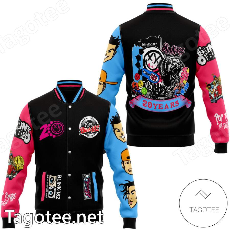 Blink-182 20 Years Baseball Jacket