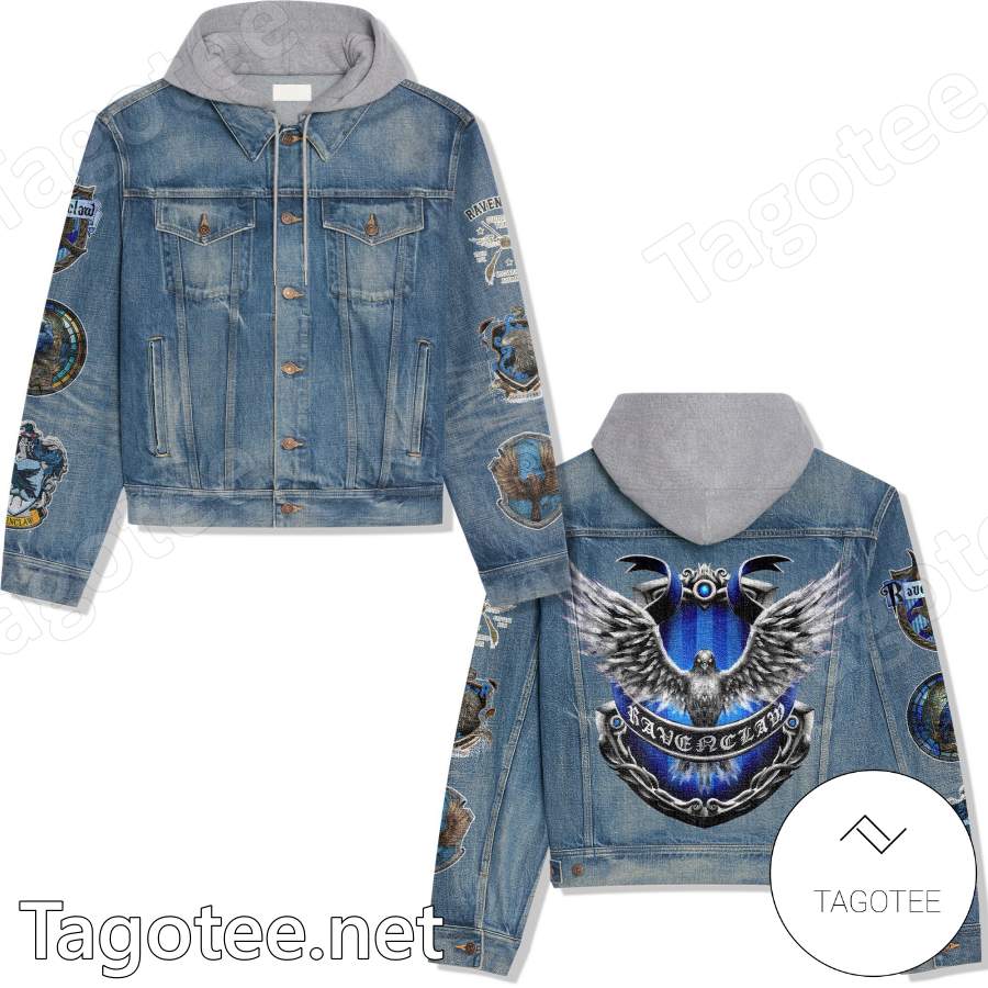 Harry Potter Ravenclaw Symbol Jean Jacket Hoodie