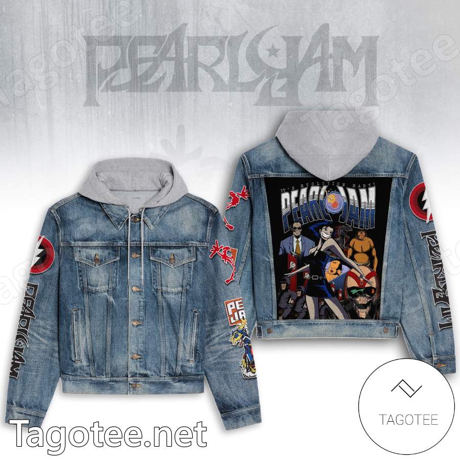 It's Evolution Baby Pearl Jam Jean Jacket Hoodie