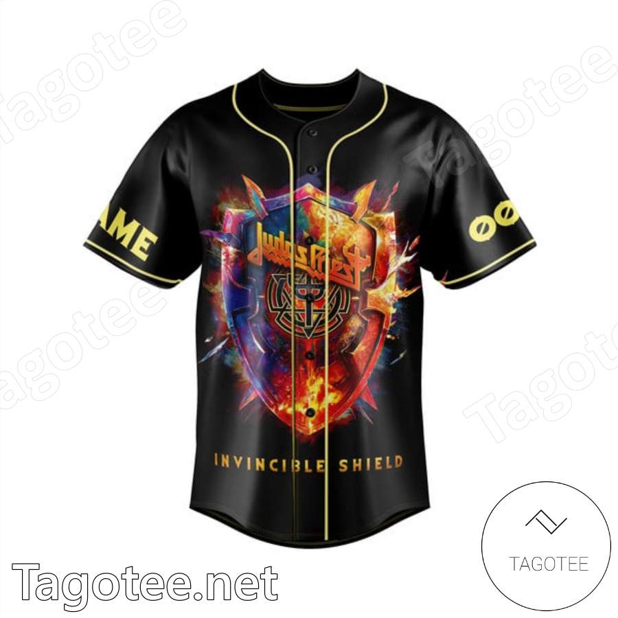 Judas Priest Invincible Shield Tour Usa 2024 Personalized Baseball Jersey a