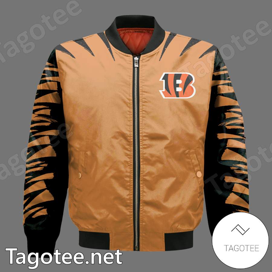 Kevin Huber Cincinnati Bengals Bomber Jacket a