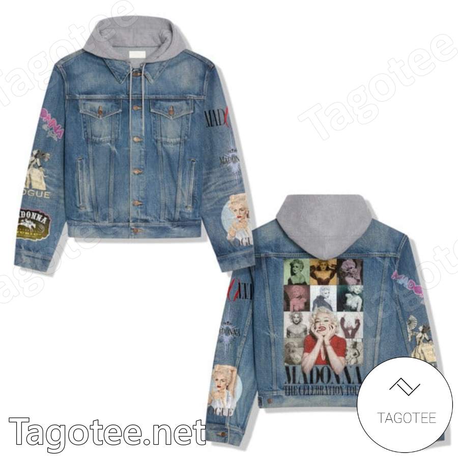 Madonna The Celebration Tour Hooded Jean Jacket