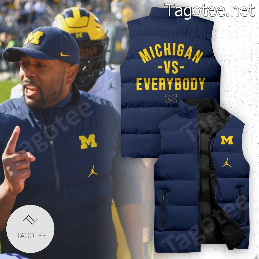 Michigan Vs. Everybody Sleeveless Puffer Vest