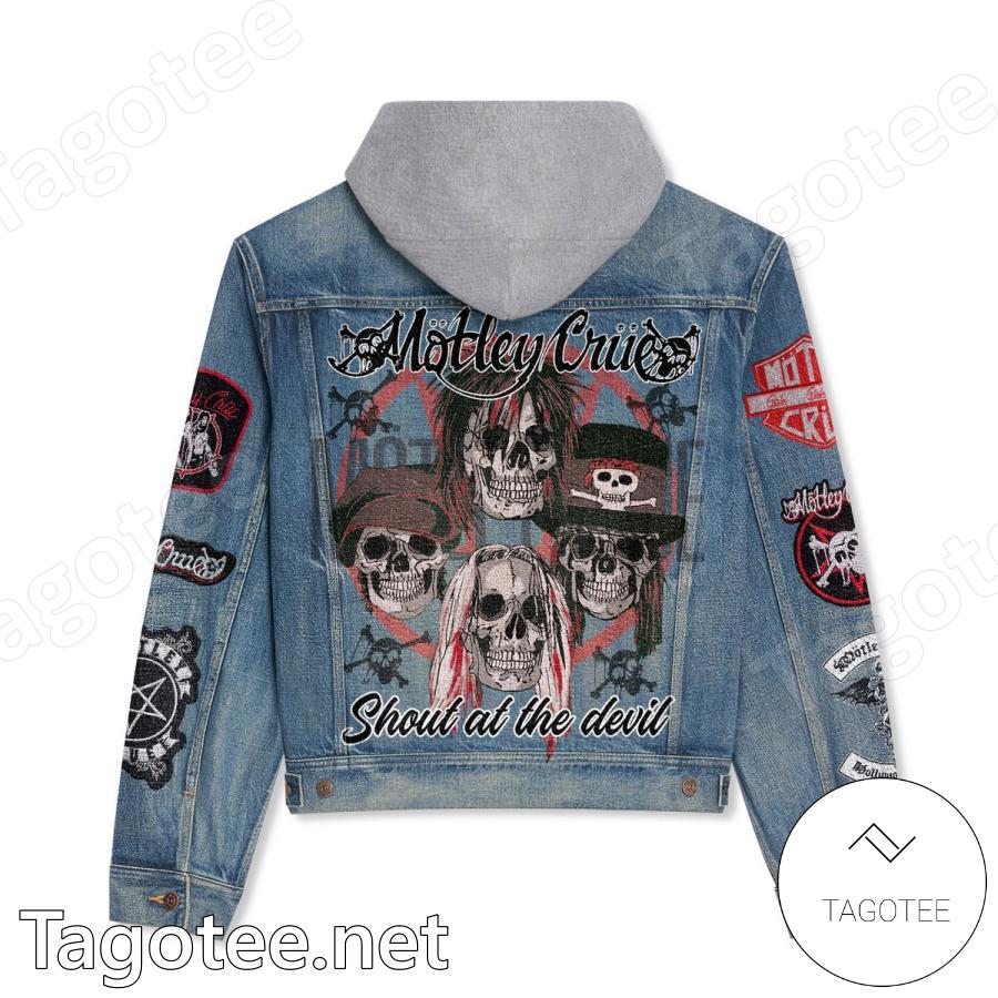 Motley Crue Shout At The Devil Jean Hoodie Jacket a