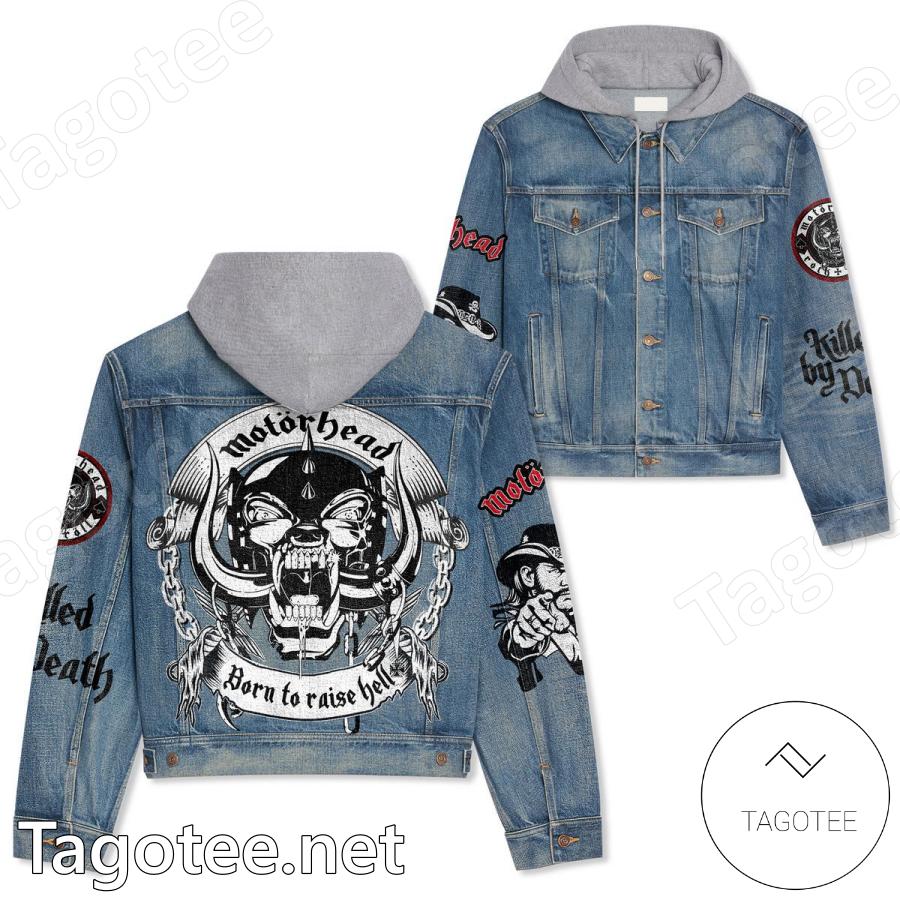 Motorhead Born To Raise Hell Jean Hoodie Jacket