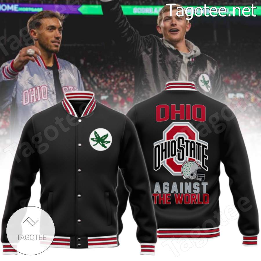 Ohio State Against The World Black Baseball Jacket a