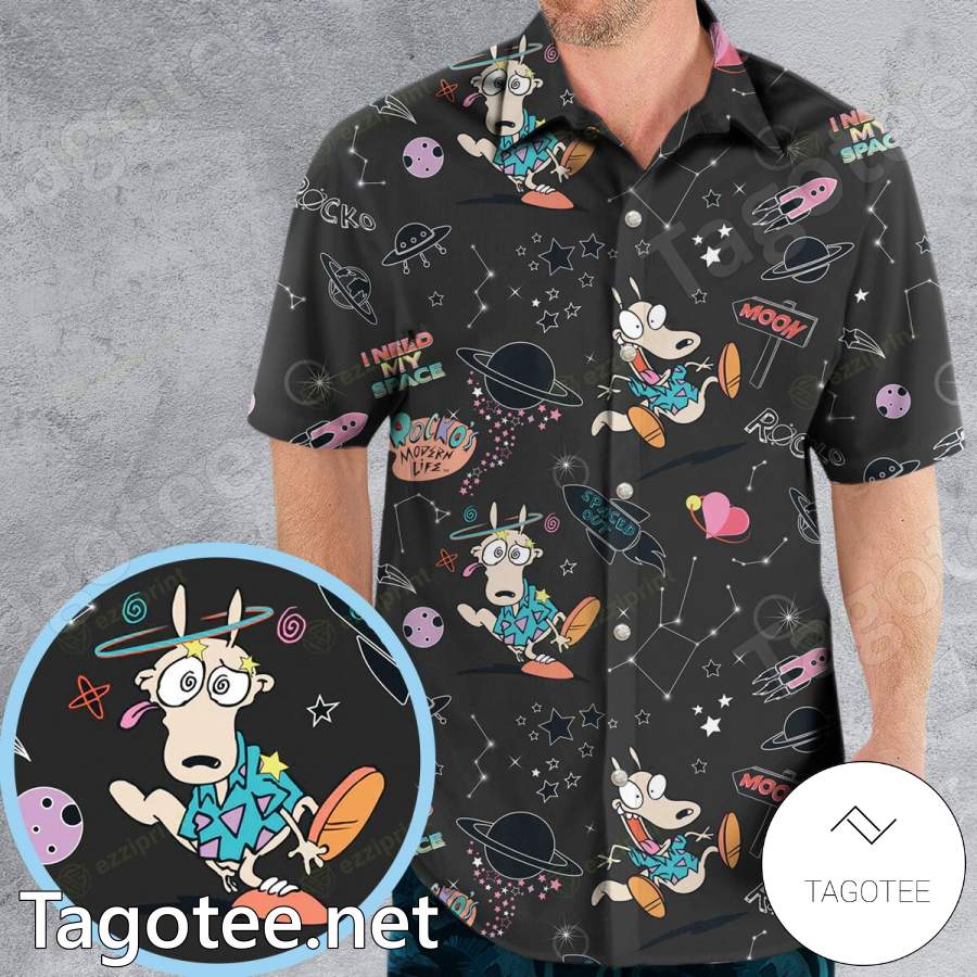 Rocko Space Out Rocko's Modern Life Hawaiian Shirt a