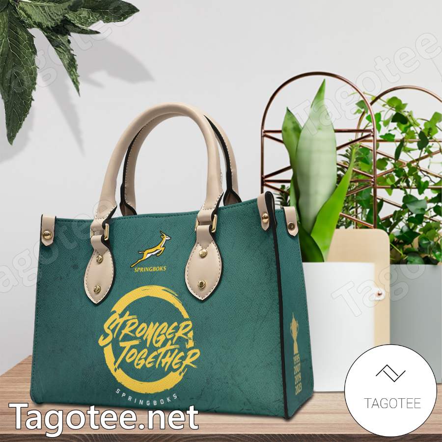 Springboks South Africa Rugby World Cup Stronger Together Handbag a