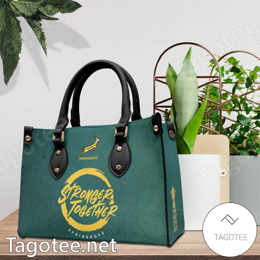 Springboks South Africa Rugby World Cup Stronger Together Handbag