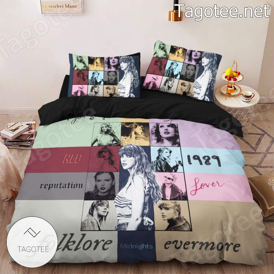 Taylor Swift The Eras Tour Albums Bedding Set a