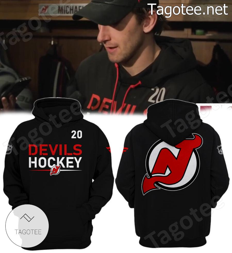 New Jersey Devils #20 Mcleod Hoodie