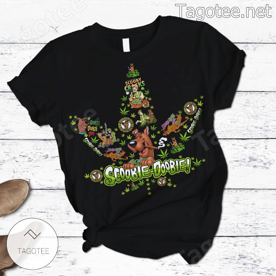 Weed Shape Scoobie-doobie Pajamas Set a