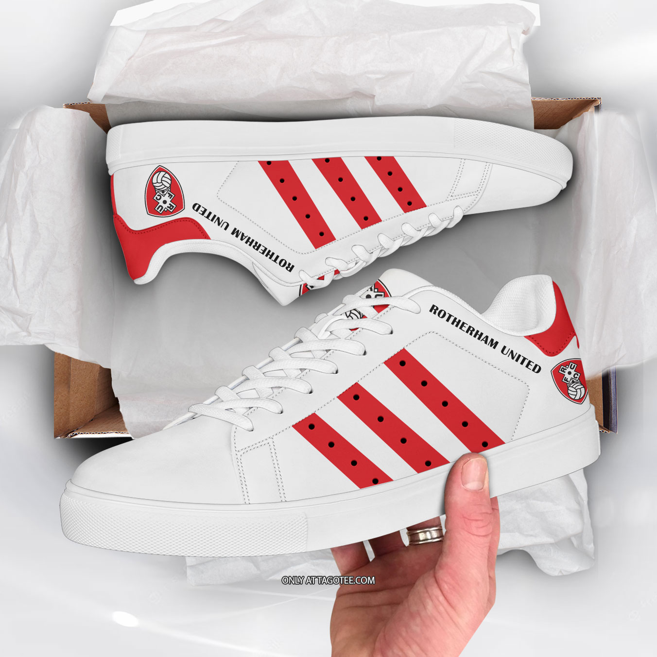 Rotherham United Stan Smith Shoes - EmonShop