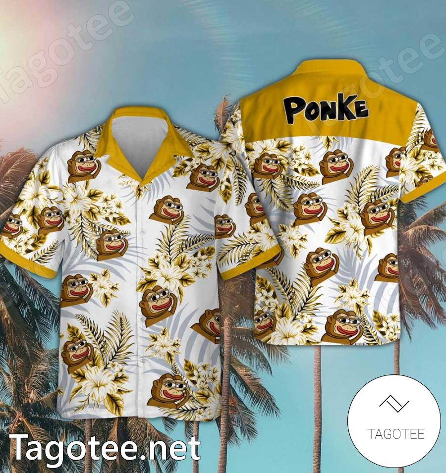 Ponke Coin Hawaiian Shirt