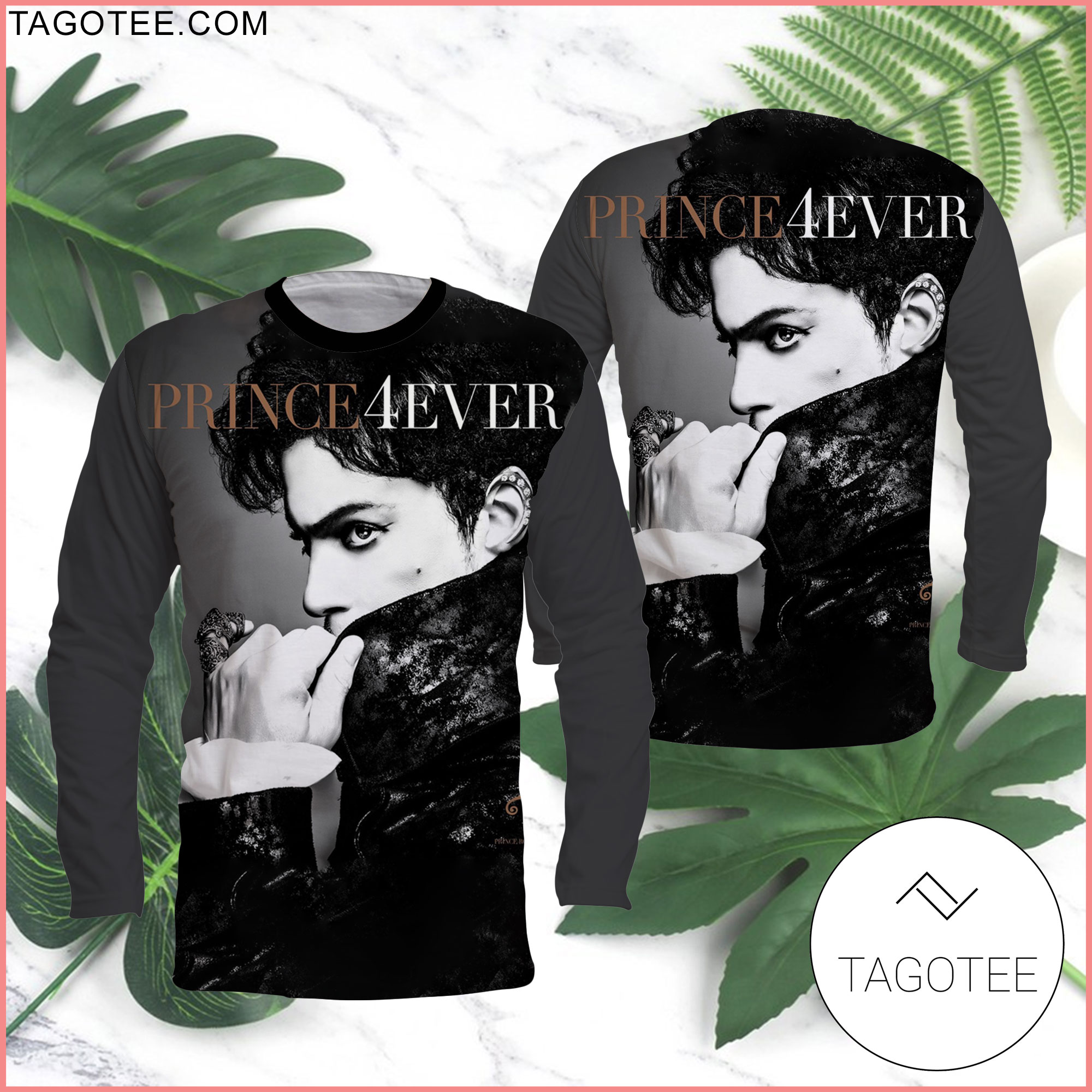 Prince 4ever Album Cover Long Sleeve Shirt - EmonShop